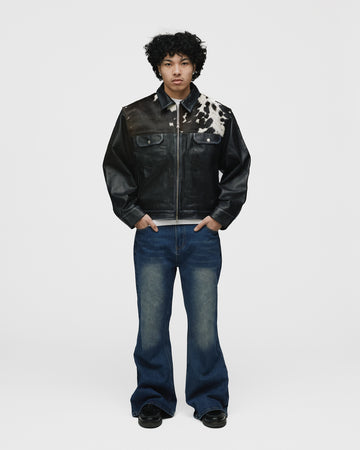 Flare Denim Pants - Mid Blue