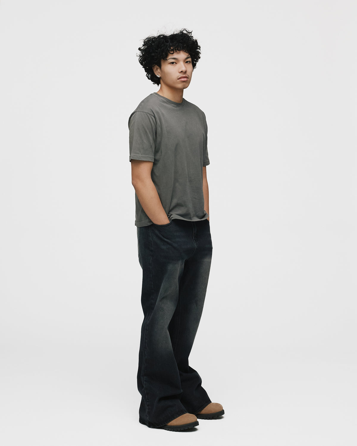 Baby T-Shirt - Washed Grey