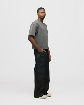 Cropped T-Shirt - Vintage Grey