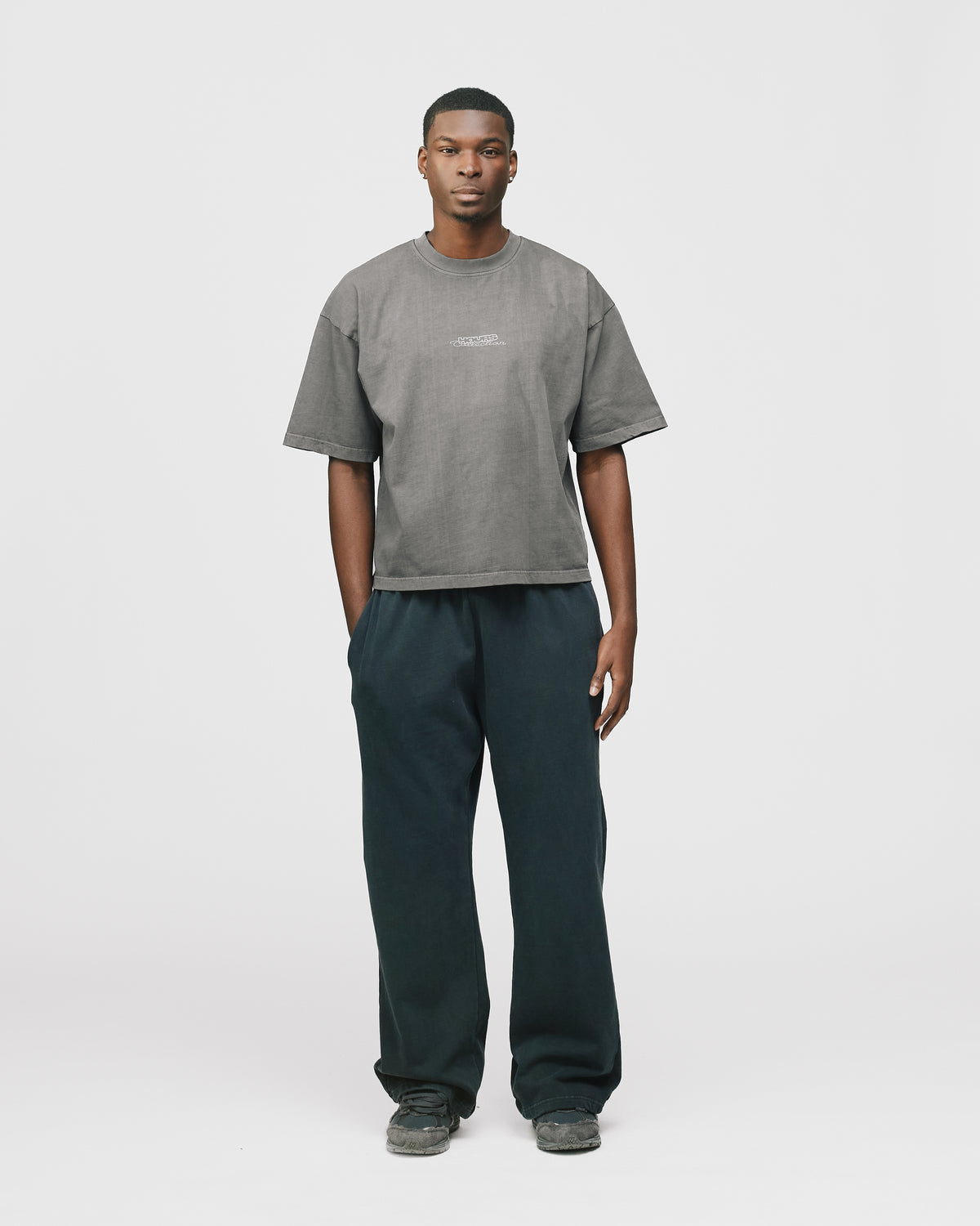 Outlaw Cropped T-Shirt - Vintage Grey