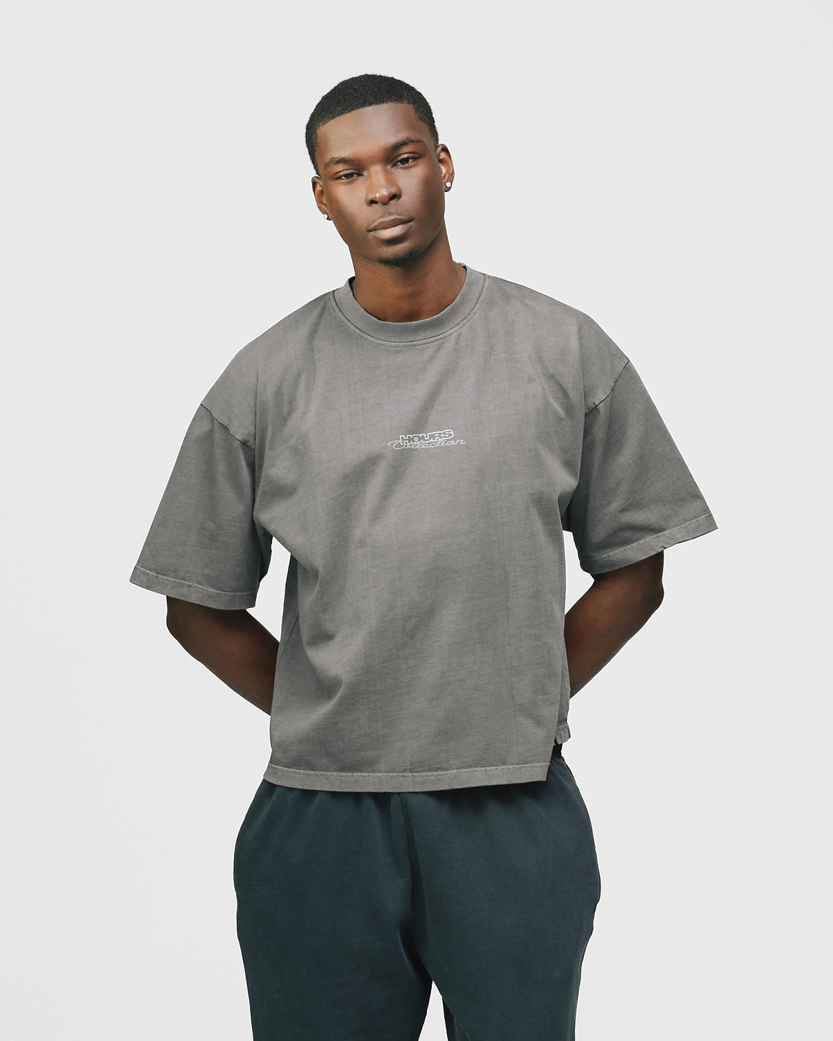 Outlaw Cropped T-Shirt - Vintage Grey