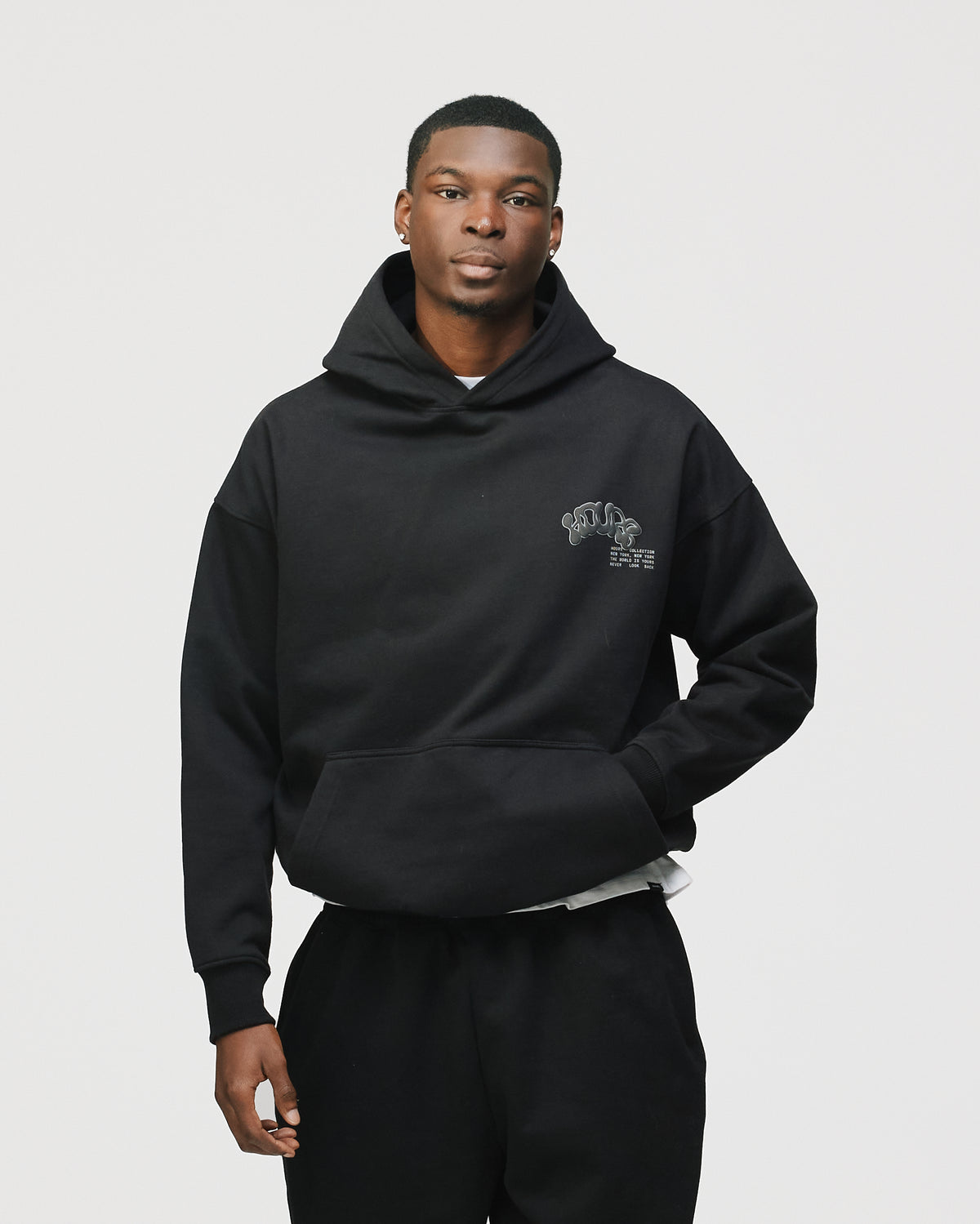 Graffiti Hoodie - Black