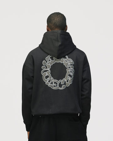 Graffiti Hoodie - Black