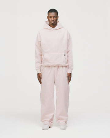 Drop Shoulder Hoodie - Blush
