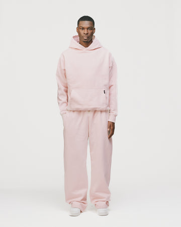 Drop Shoulder Hoodie - Blush