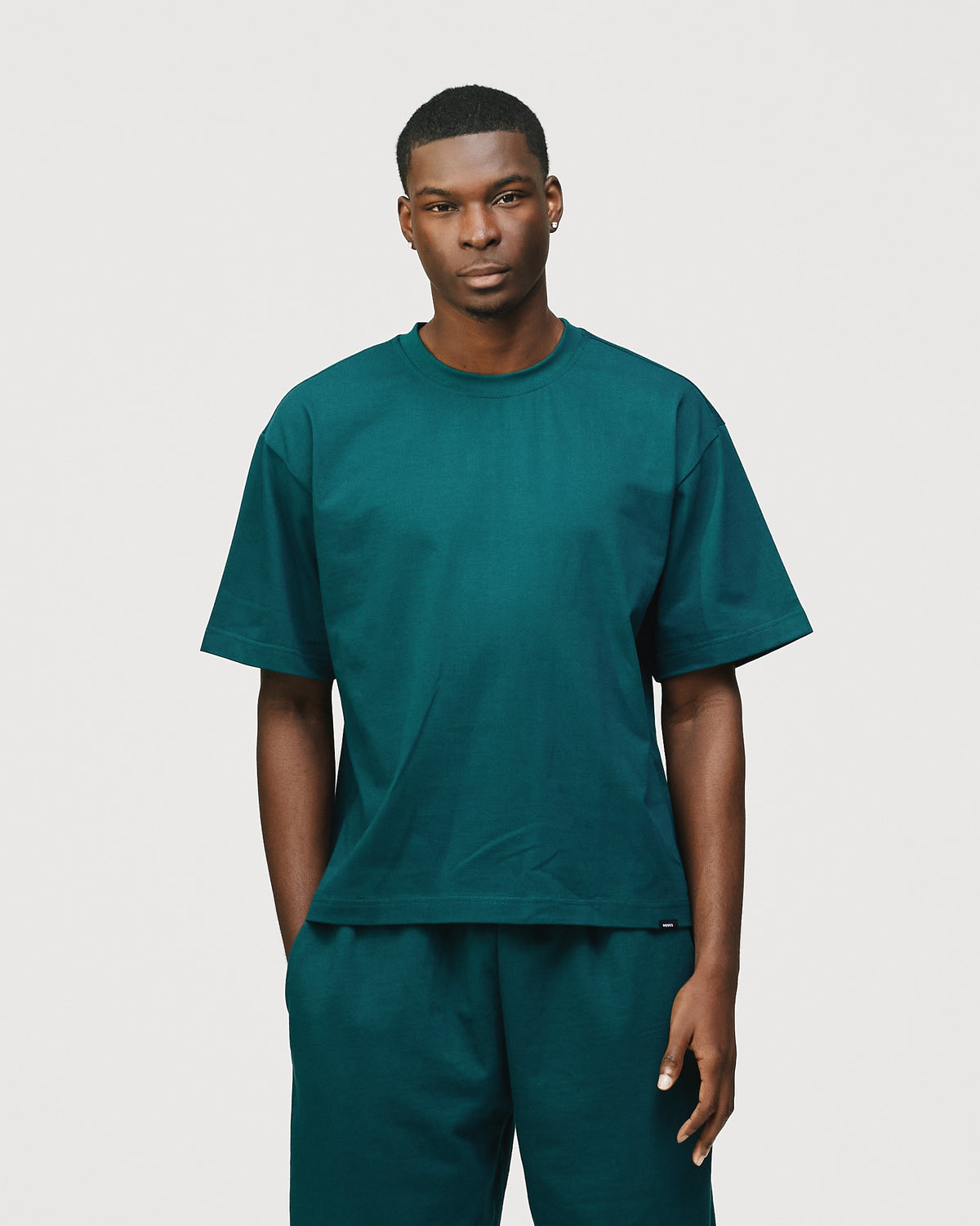 Drop Shoulder T-Shirt - Teal