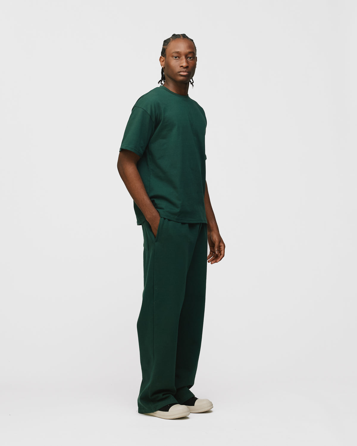 Baggy Sweatpants - Forest Green