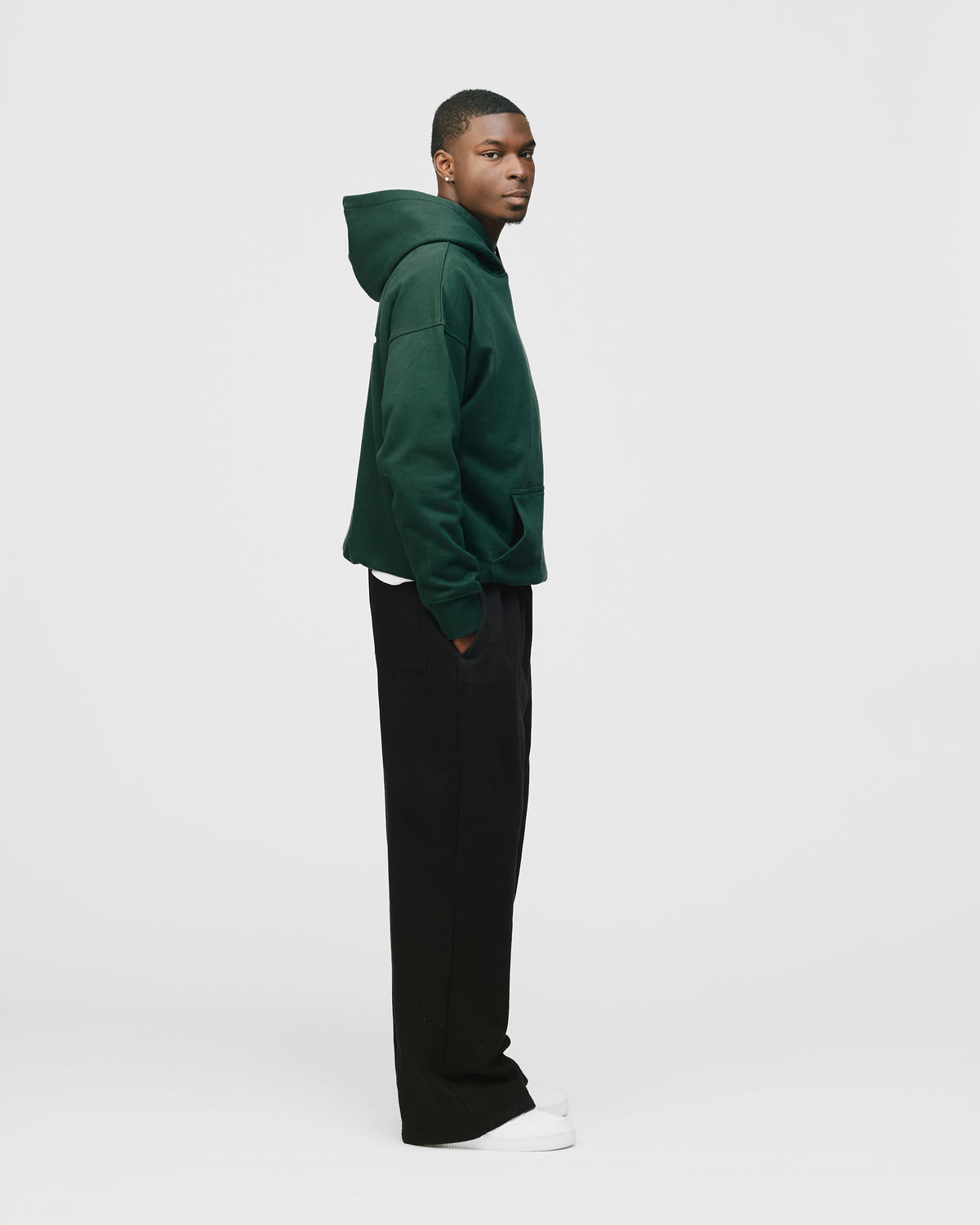 The World is Yours Hoodie - Forest Green