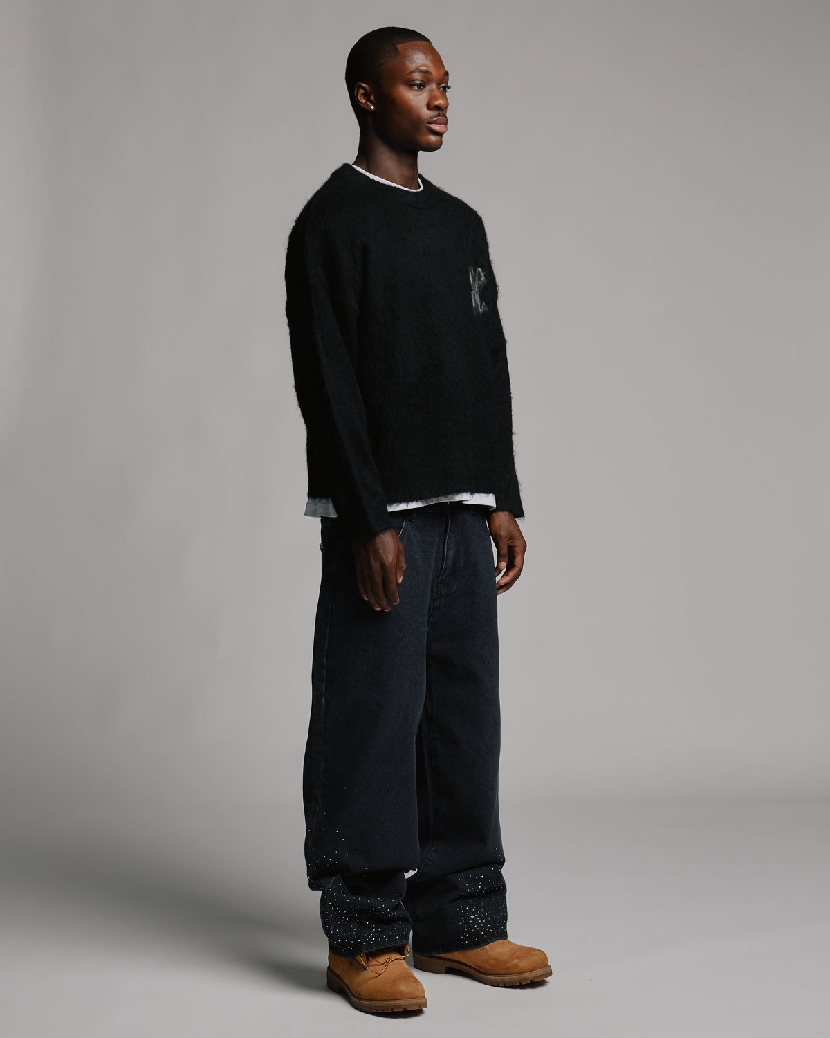 Signature Mohair Sweater - Black