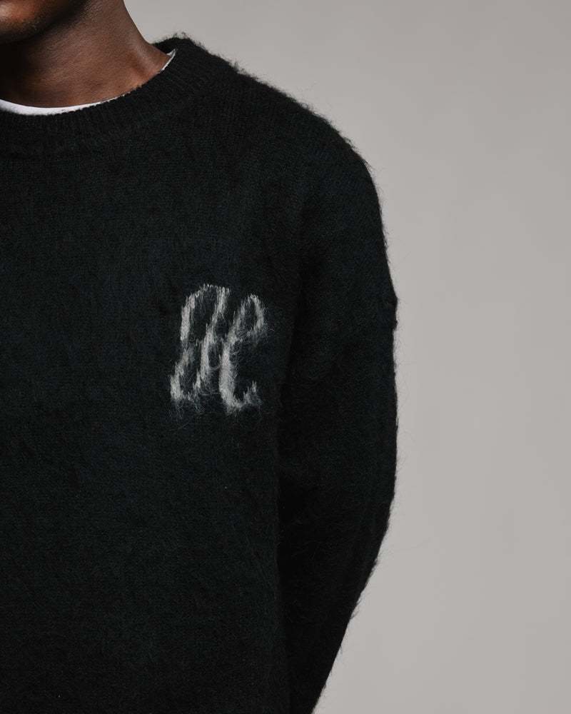 Signature Mohair Sweater - Black
