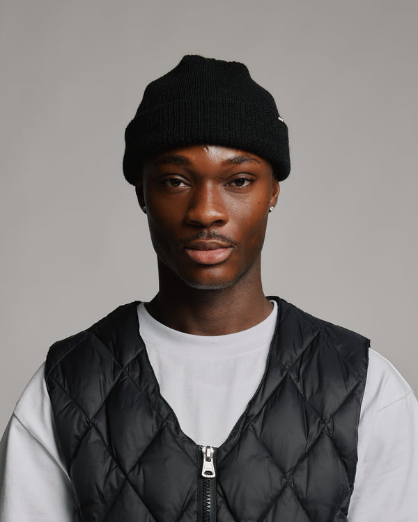 Fisherman Beanie - Black