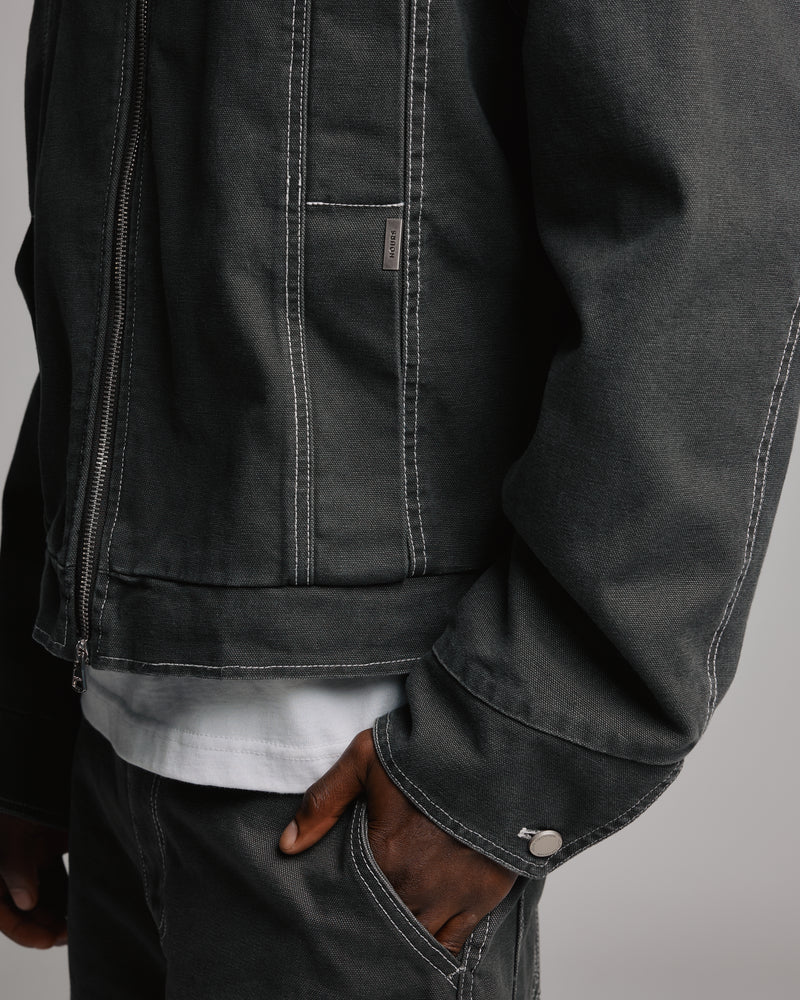 Workwear Jacket - Washed Grey