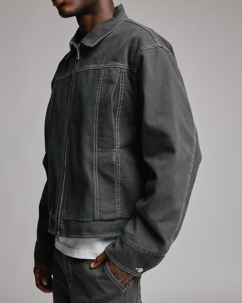 Workwear Jacket - Washed Grey