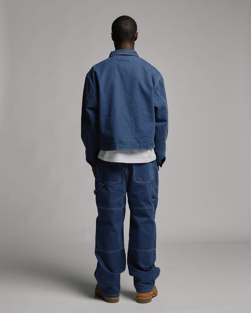 Workwear Jacket - Washed Blue