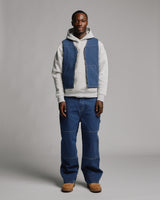 Reversible Workwear Vest - Washed Blue
