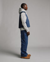 Reversible Workwear Vest - Washed Blue