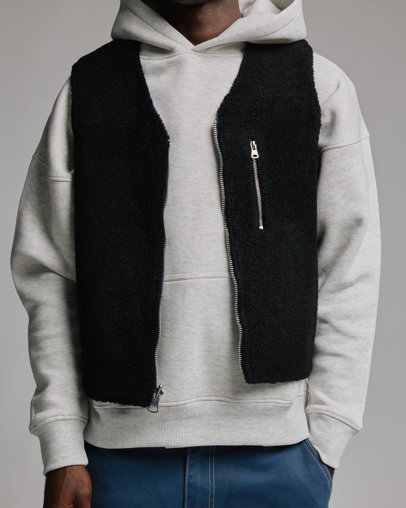 Reversible Workwear Vest - Washed Blue