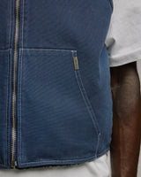 Reversible Workwear Vest - Washed Blue