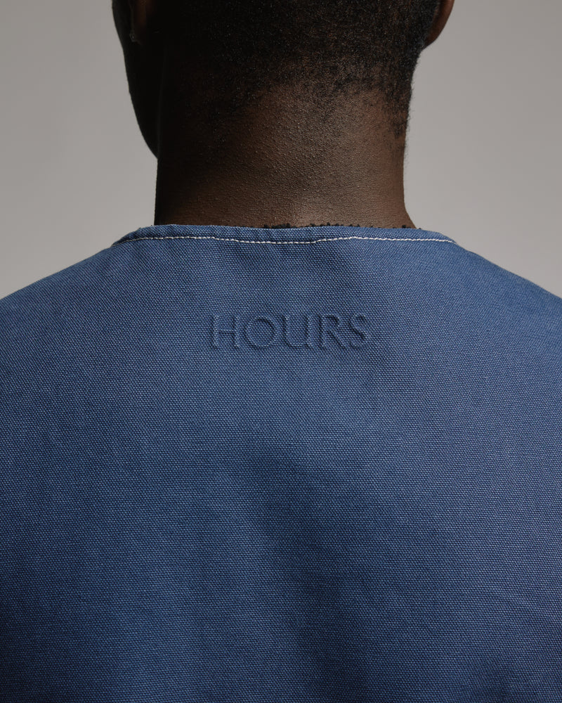 Reversible Workwear Vest - Washed Blue