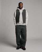 Reversible Workwear Vest - Washed Grey