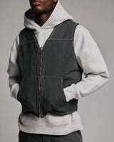 Reversible Workwear Vest - Washed Grey