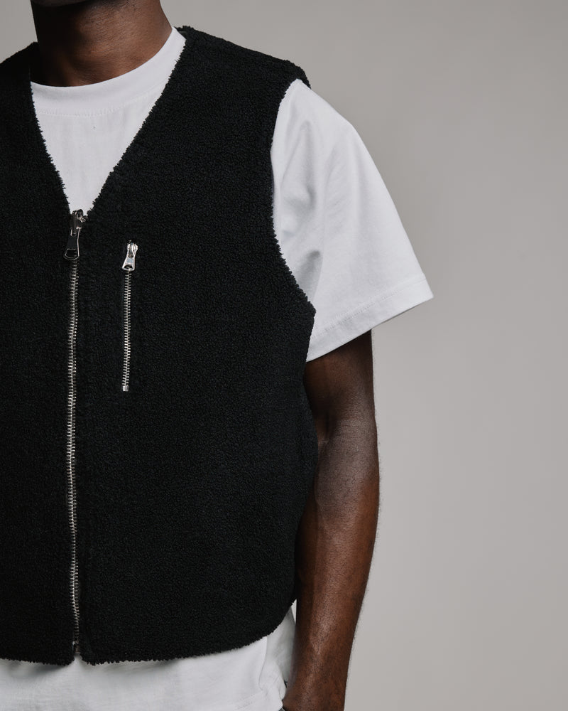 Reversible Workwear Vest - Washed Grey