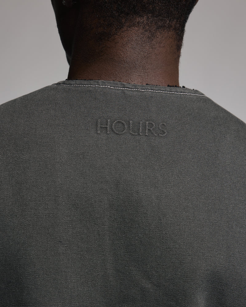Reversible Workwear Vest - Washed Grey