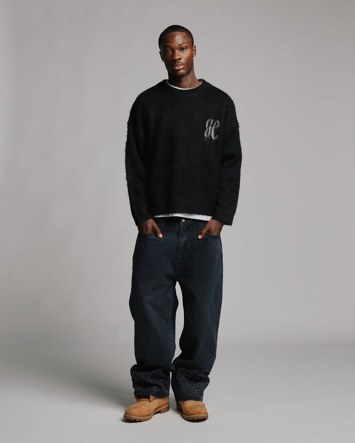Signature Mohair Sweater - Black