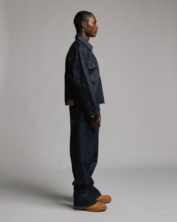 Baggy Raw Denim - Indigo