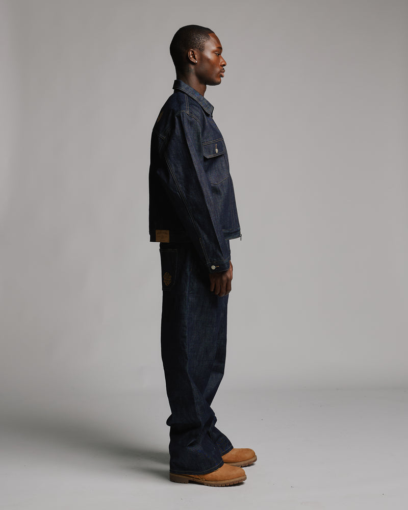 Baggy Raw Denim - Indigo