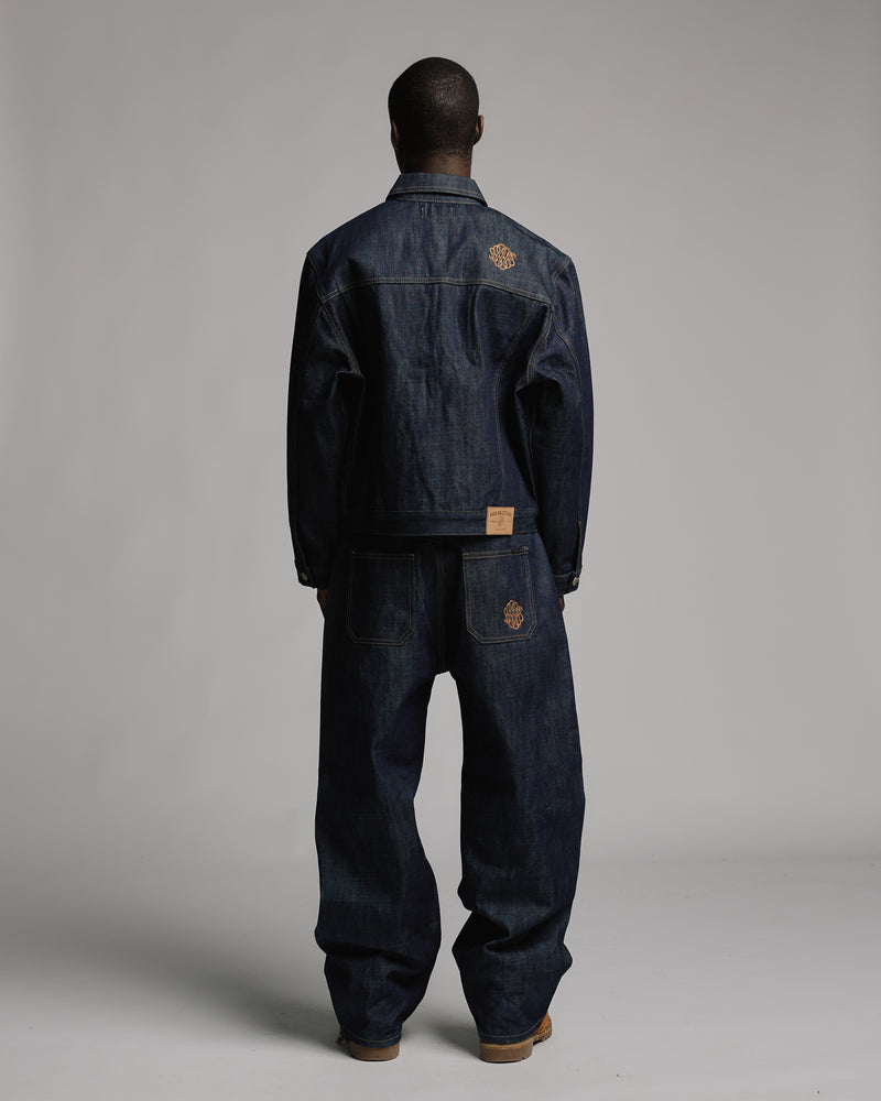 Baggy Raw Denim - Indigo
