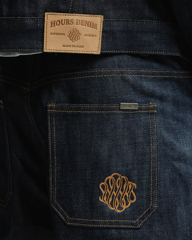 Baggy Raw Denim - Indigo