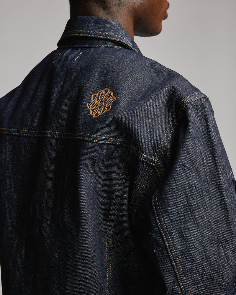 Raw Denim Jacket - Indigo