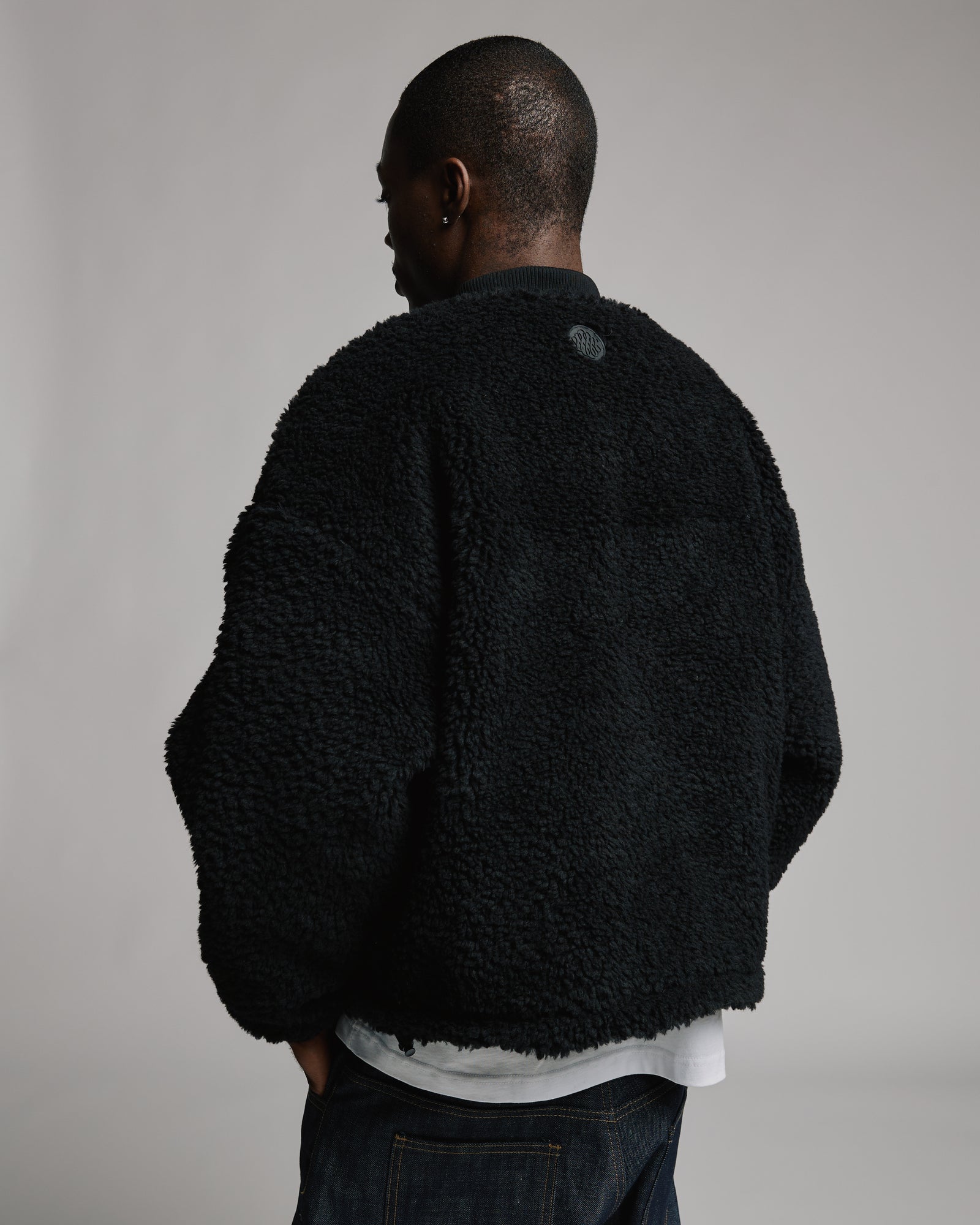 Sherpa Full Zip - Black – Hours