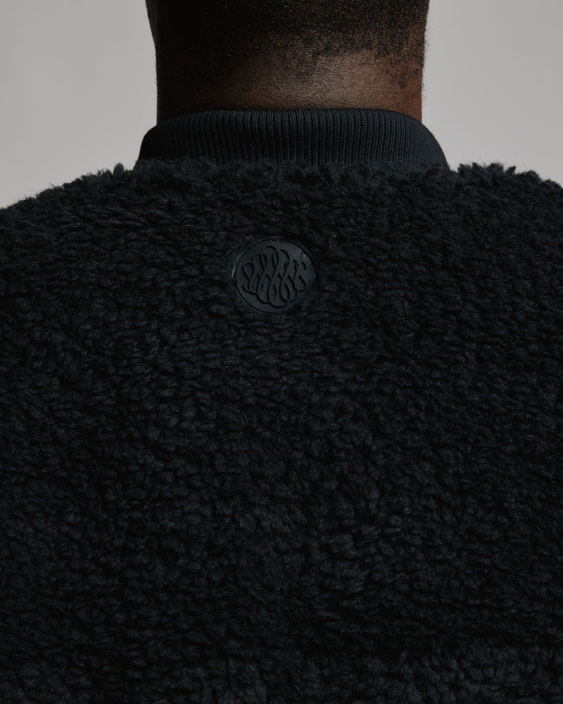 Sherpa Full Zip - Black