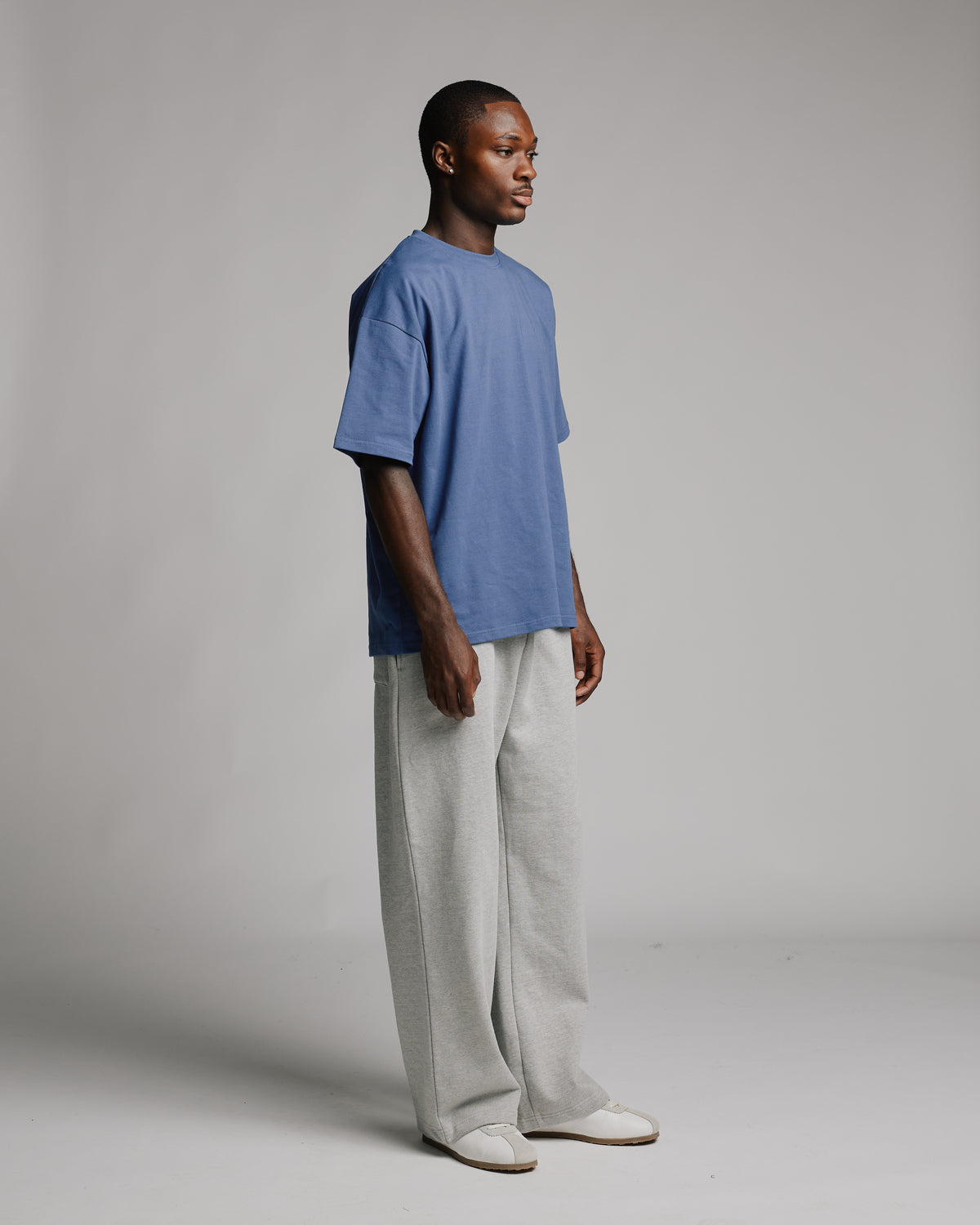 Drop Shoulder T-Shirt - Dusk