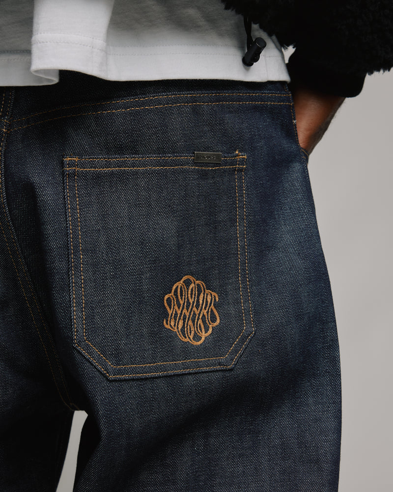 Baggy Raw Denim - Indigo