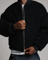 Sherpa Full Zip - Black