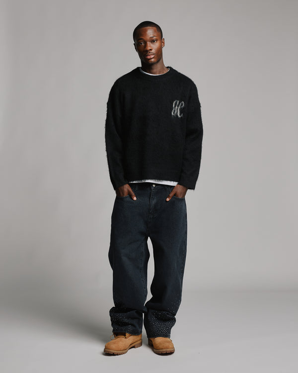 Signature Mohair Sweater - Black