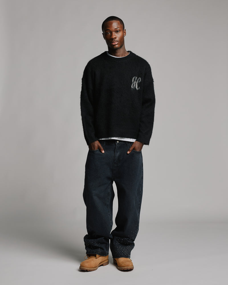 Signature Mohair Sweater - Black