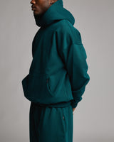 Drop Shoulder Hoodie - Teal