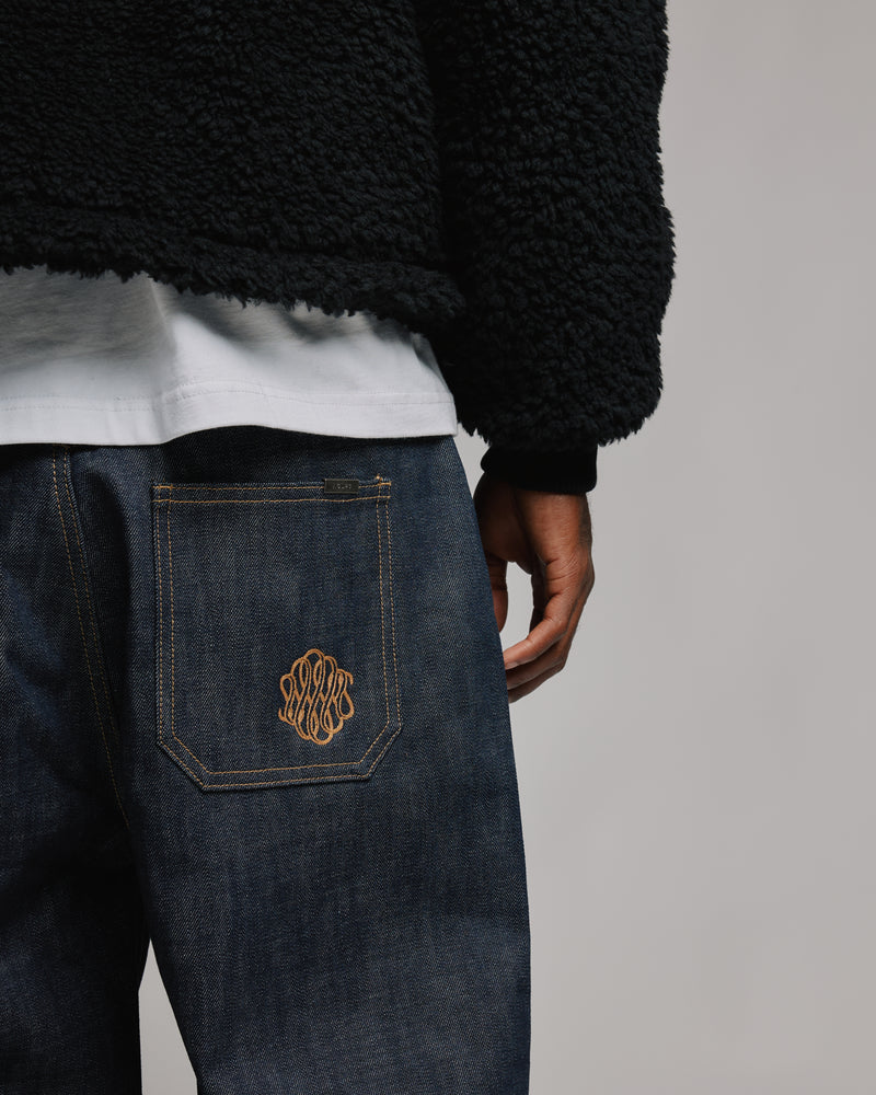 Baggy Raw Denim - Indigo