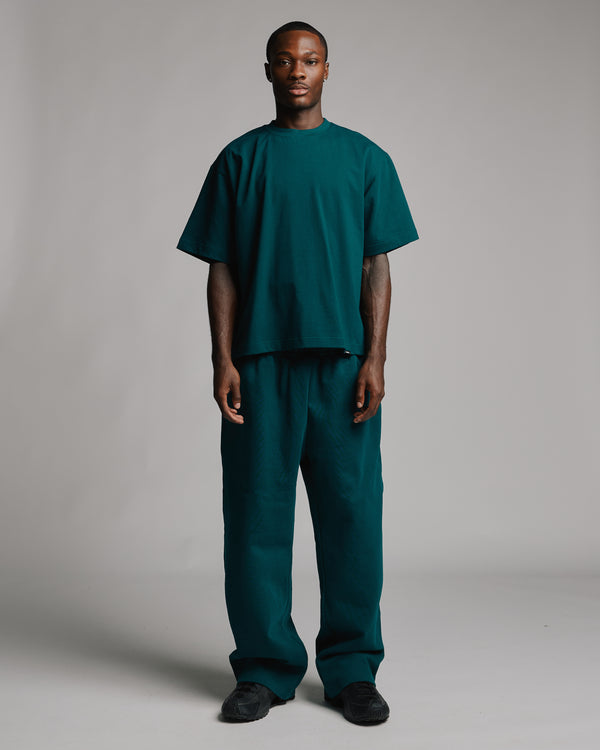 Cropped T-Shirt - Teal