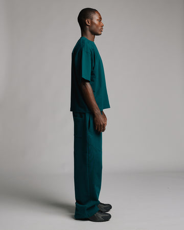 Cropped T-Shirt - Teal