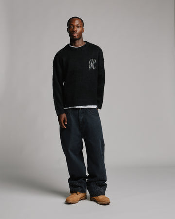 Signature Mohair Sweater - Black