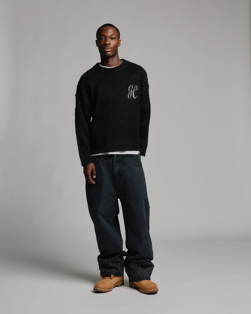 Signature Mohair Sweater - Black