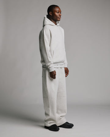 Drop Shoulder Hoodie - Ash