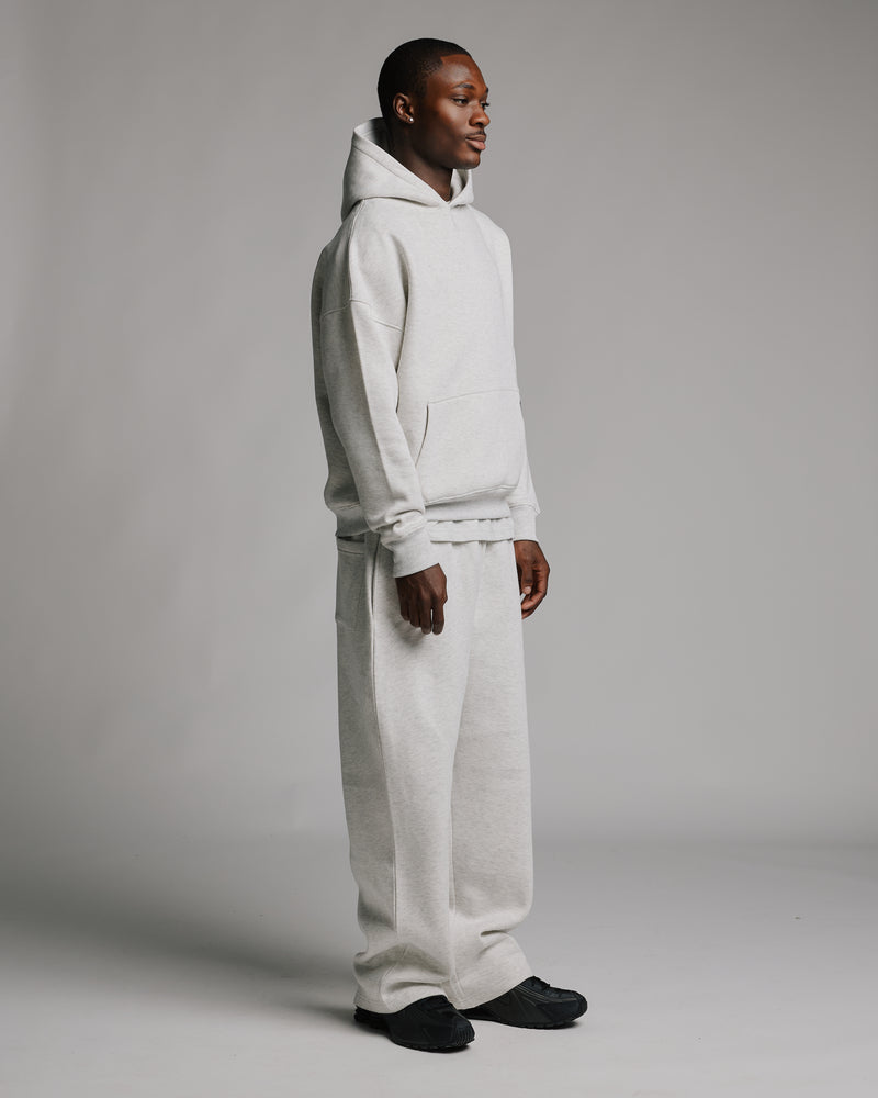 Drop Shoulder Hoodie - Ash
