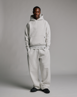 Drop Shoulder Hoodie - Ash
