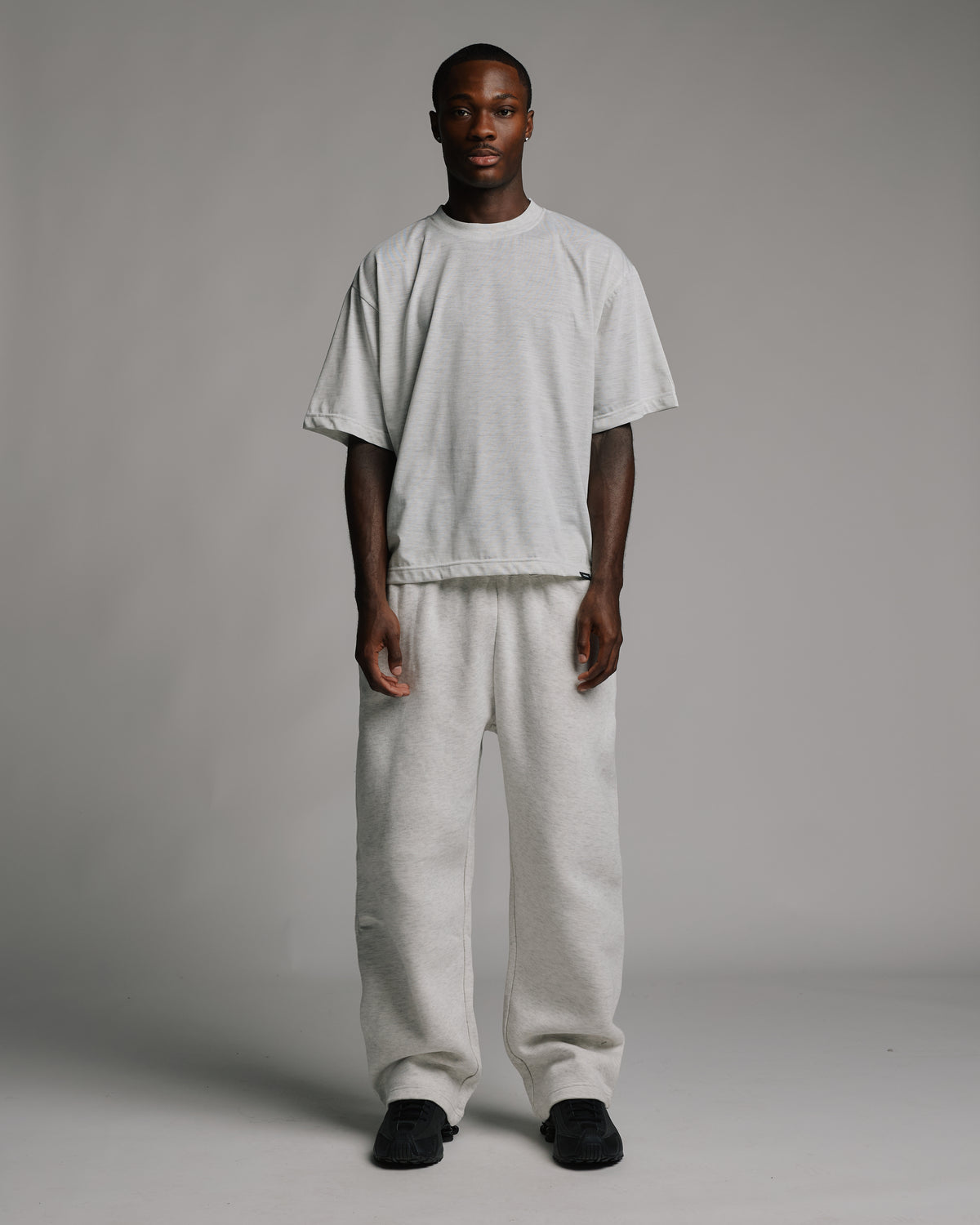 Cropped T-Shirt - Ash
